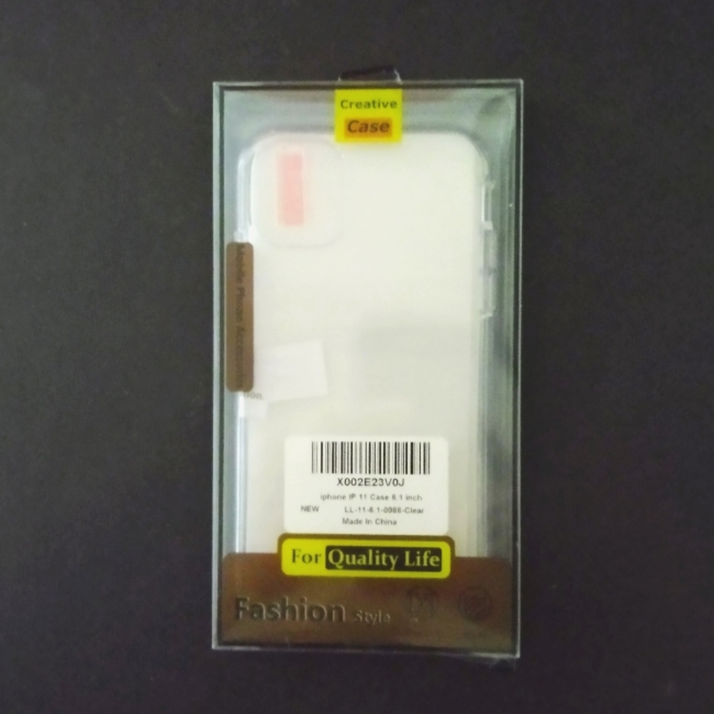 2/$20 ♥️Clear iphone IP 11 phone Case 6.1"